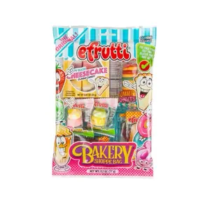 Efrutti Bakery Shoppe Bag- Strawberry, Orange Float, Chesecake, and Donut Gummies- 2.7 oz
