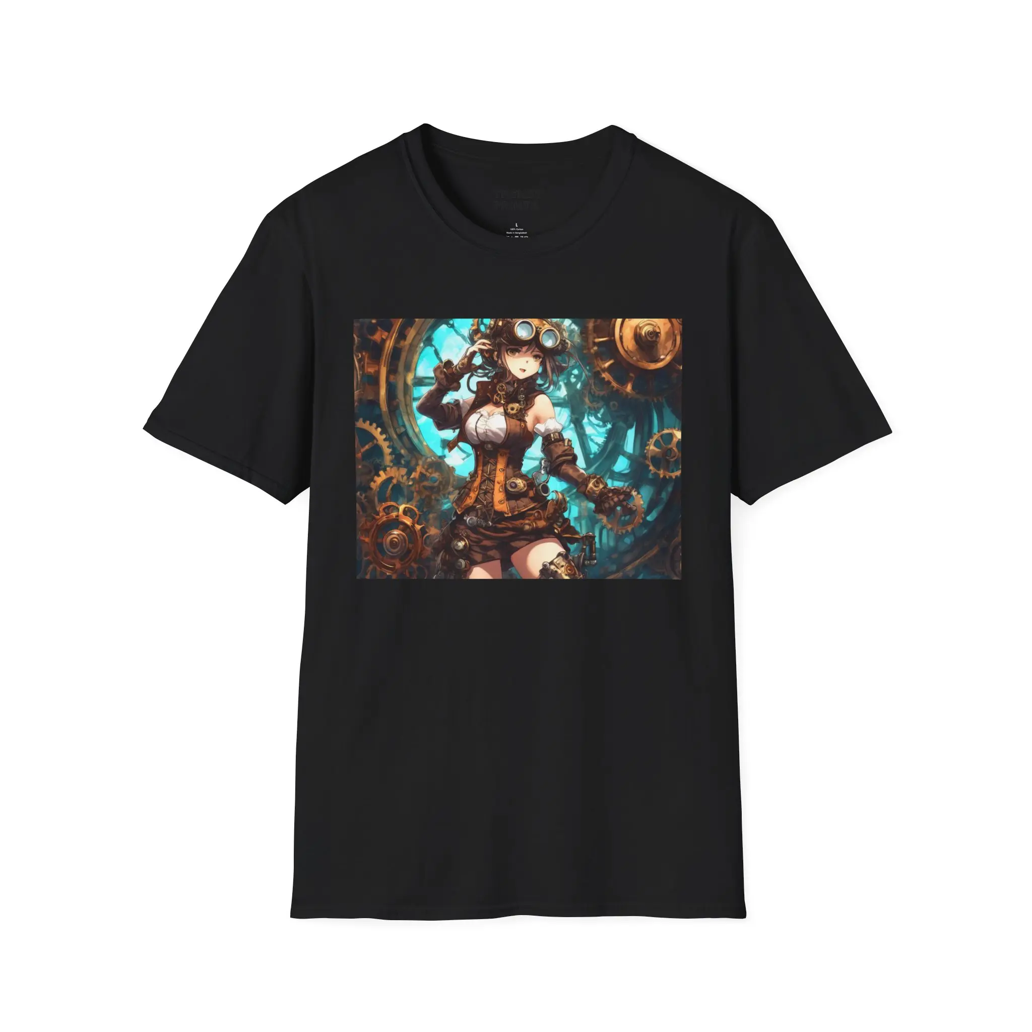 Steampunk Fantasy T-Shirt, Vintage Style Tee, Geek Culture Clothing, Gift for Nerds, Unique Graphic Tee, Casual Wear, Cosplay Cotton Menswear