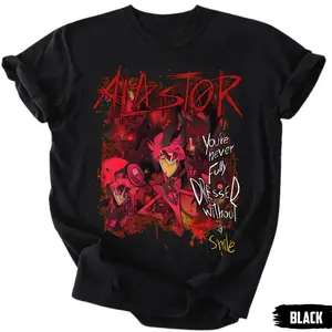 Alastor Hazbin Hotel Shirt Hazbin Hotel Fan Shirt Hazbin Hotel Movie Shirt Alastor Unisex T-Shirt Sweatshirt 1