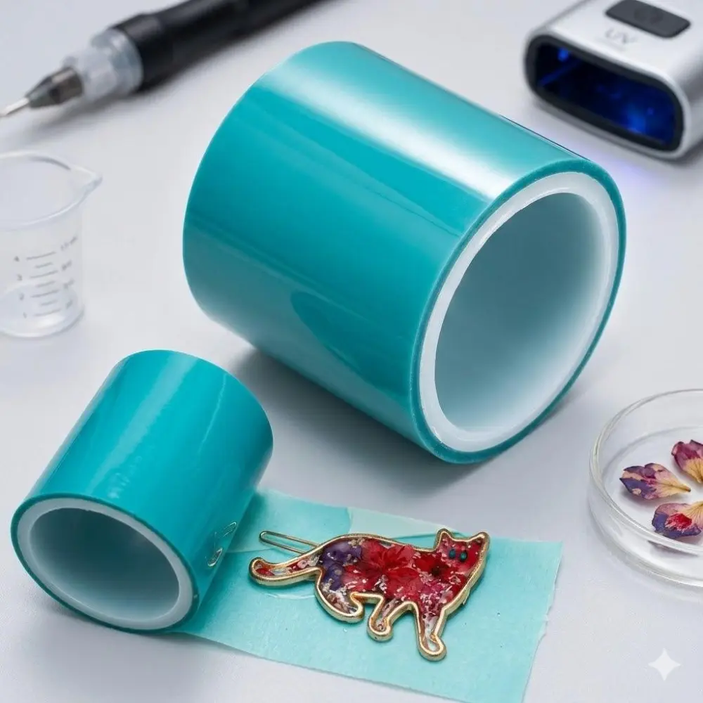 DIY Jewelry Making Kit: Metal Frame Invisible Adhesive, Waterproof Clear Repair Glue, Blue Fixing Tape. Fast-Drying, Durable for Metal, Glass, Plastic. Creative Accessories DIY Supplies.