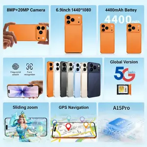 I17ProMax A17 PRO MAX 5G Cellphone 7.3Inch Facial Recognition 12GB+512GB Unlocked