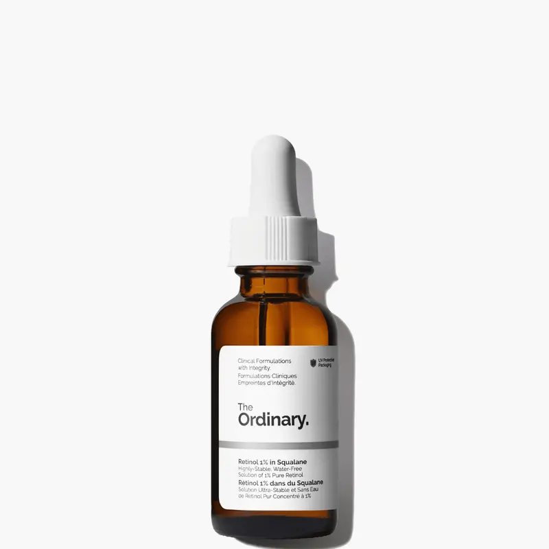 The Ordinary Retinol 1% in Squalane, High-Strength Retinol Serum for Anti-Aging and Skin Smoothing, 1 Fl Oz