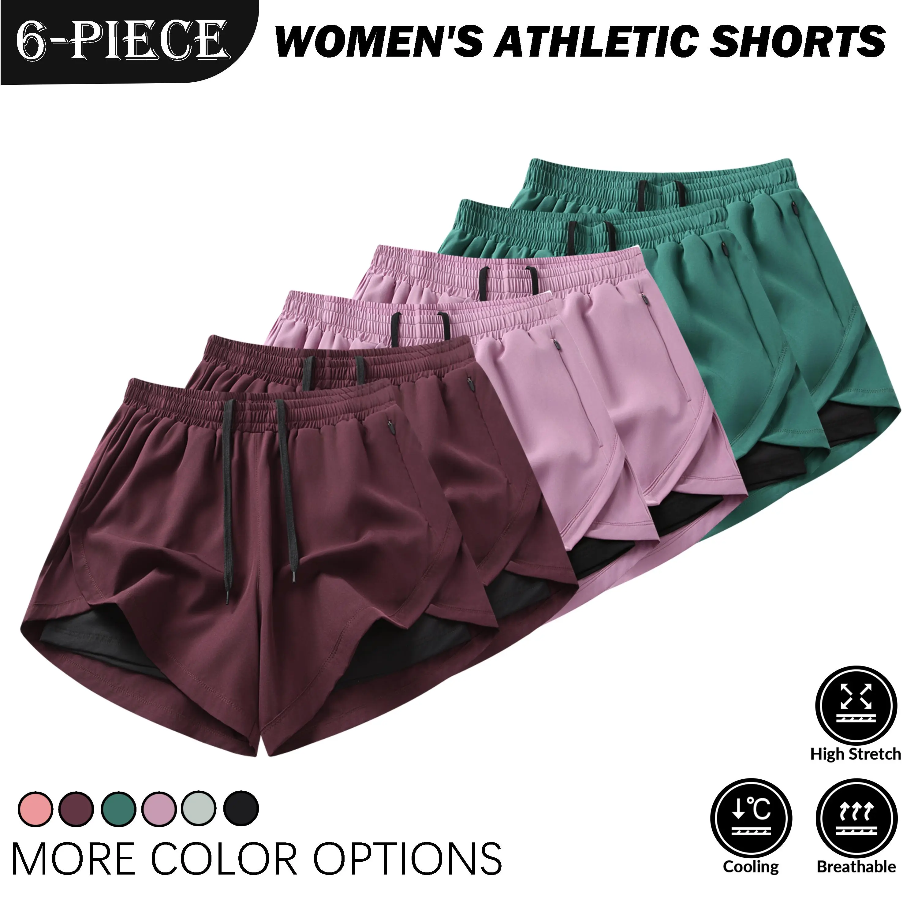 Maroon*2 + Light Purple*2 + Green*2