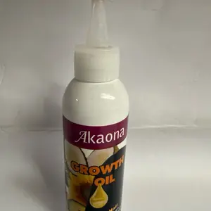 Akaona Growth Oil 100% Pure Growth Promoter with Vitamin E for Healthier Hair 6oz