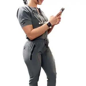Nyah Scrub Jogger Pants – Lightweight Stretch, 5 Pocket Medical Pants | Top Sold Separately