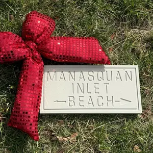 Manasquan Inlet Beach Concrete Stepping/Garden Stone