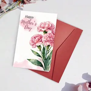 1 Greeting Card For Mother And Grandmother, Mother's Day Card, Can Be Given As A Gift To Mother, Grandmother Or Female Elders, Mother's Day Card, Including Envelope, Ideal Gift, Holiday Cards
