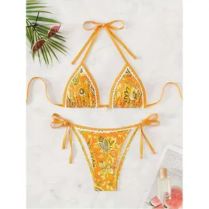 Shiny Sequin Bikini Set - Beach Party & Pool Swimwear | Glittery Fabric & Adjustable Fit | Swimsuits 2026 Women Must-Have
