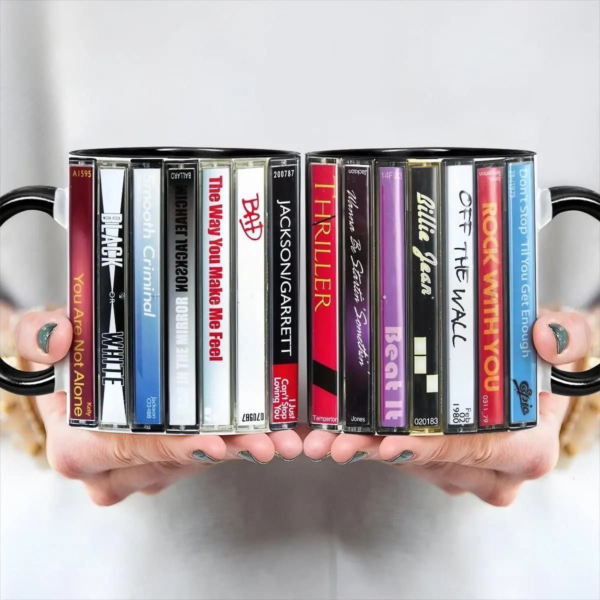 King Of Pop Cassette Mug, 80s Moonwalk Legend Cup, Thriller Era Fan Gift, Retro Tape Design, Accent Coffee Mug