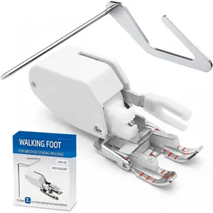 Open  Walking Foot with Guide, Compatible with  Sewing Machine, Fist  7mm Household Low Shank Sewing Machines, Suitable for Quilting and Sewing Multiple Layers