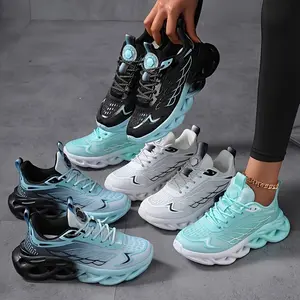 Women’s Comfortable Knitted Sneakers - Breathable Mesh Upper, Non-Slip PHYLON Sole, Lace-Up Casual Shoes, Suitable for All-Day Wear, Four-Season Shoes | Modern Casual Shoes | Durable Design