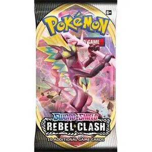 (1) Rebel Clash Sealed Pokemon Pack - RIPPED LIVE