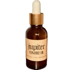 DLG Jupiter Conjure Oil | Draws in Good Fortune, Good Luck, Prosperity, Knowledge/Wisdom, Optimism/High Vibration, Spiritual Growth, Wealth | Spell Oil | Ritual Oil