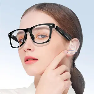 Smart Glasses Remote Shooting BT Audio Glasses Open Ear Sound Mic & Speakers Outdoor Sport Glasses with Camera for Men & Woman