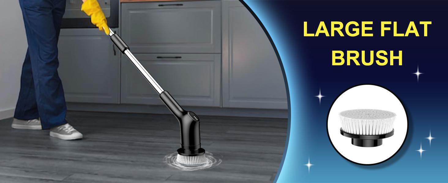 2025 Electric Spin Scrubber, 9 Heads, 53” Extension Arm, Dual Speed, 1.5H Battery for Bathroom, Tub, Grout, Floor & Car Cleaning 2025 Electric Spin Scrubber, 9 Heads, 53” Extension Arm, Dual Speed, 1.5H Battery for Bathroom, Tub, Grout, Floor & Car Cleaning