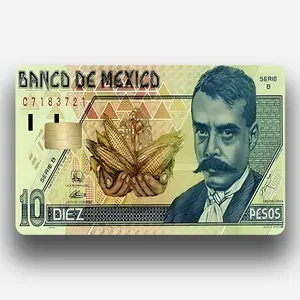 Zapata billete debito sticker pegatina Decor Decorative