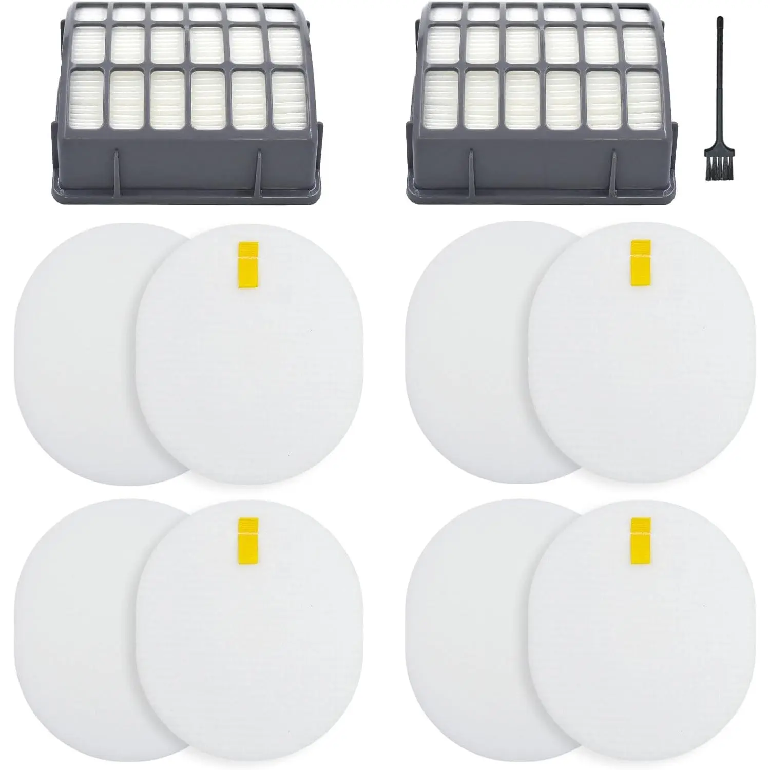 Filter Replacement Parts and Accessories for Shark Navigator Professional NV60 NV70 NV71 NV80 NVC80C NV90 NV95 NV130 NV141 UV420,Rotator Professional XL Capacity NV90, 2 HEPA+4 &Felt Filters