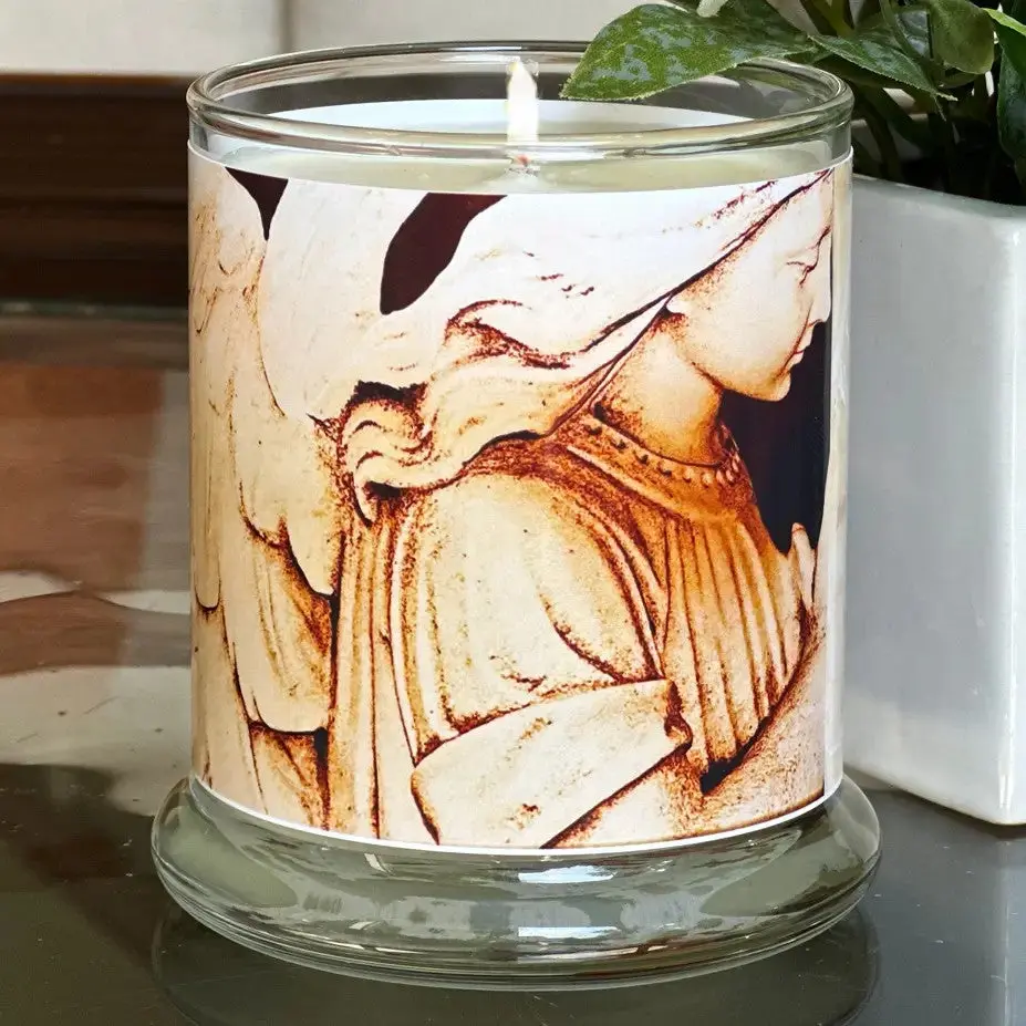 Archangel Michael Warrior Angel 10oz Candle - Divine Mercy