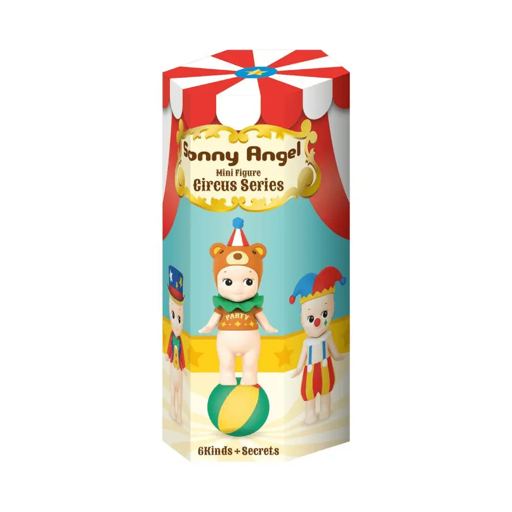 Sonny Angel Blind Box Gift, Afternoon Tea Circus Style Cat Cat Life Lucky Mini Figure Collection