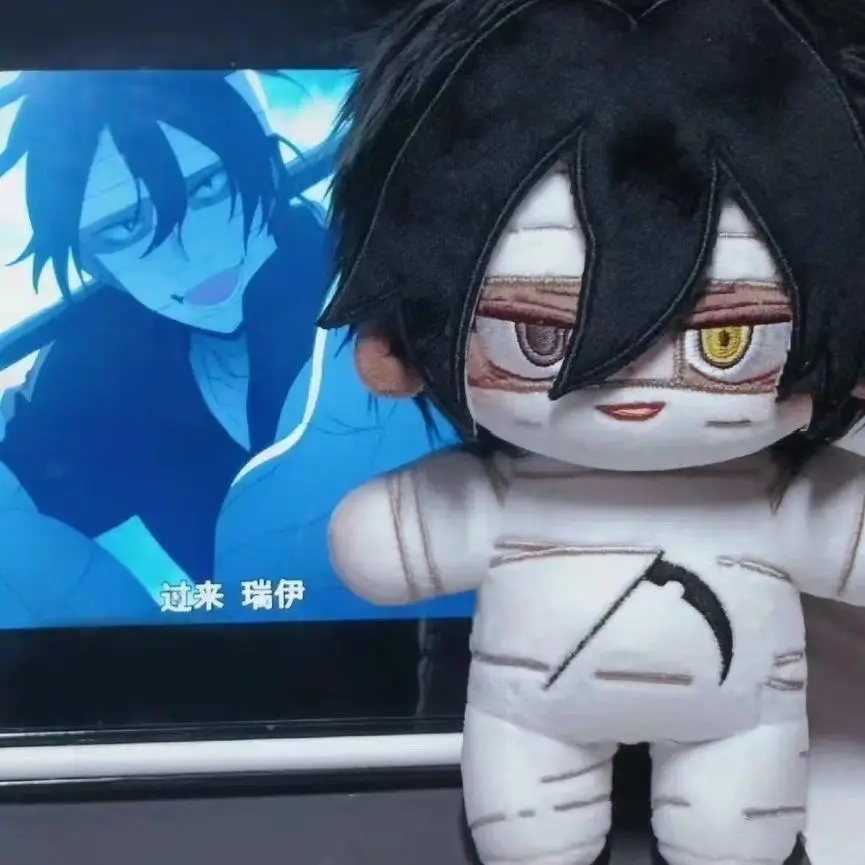 20cm Japanese Anime Angels of Death Zack Plush Toy - Plush Fabric, No Skeleton, Anime-Inspired Unisex Stuffed Doll for Cosplay Fans, Collection Gift