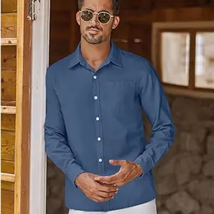 COOFANDY men's Oxford shirt long sleeved casual button up shirt regular fit long sleeved slim fit shirt, home casual Oxford pocket shirt, men's slim fit top, autumn top shirt