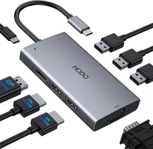 USB C Docking Station Dual 8-1