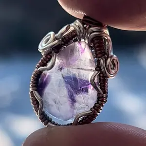 Mind's Eye Jewelry Co - Trapiche Amethyst Pendant
