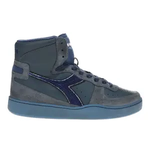diadora Mens Mi Basket Used Terry High  Sneakers Shoes Casual - Blue