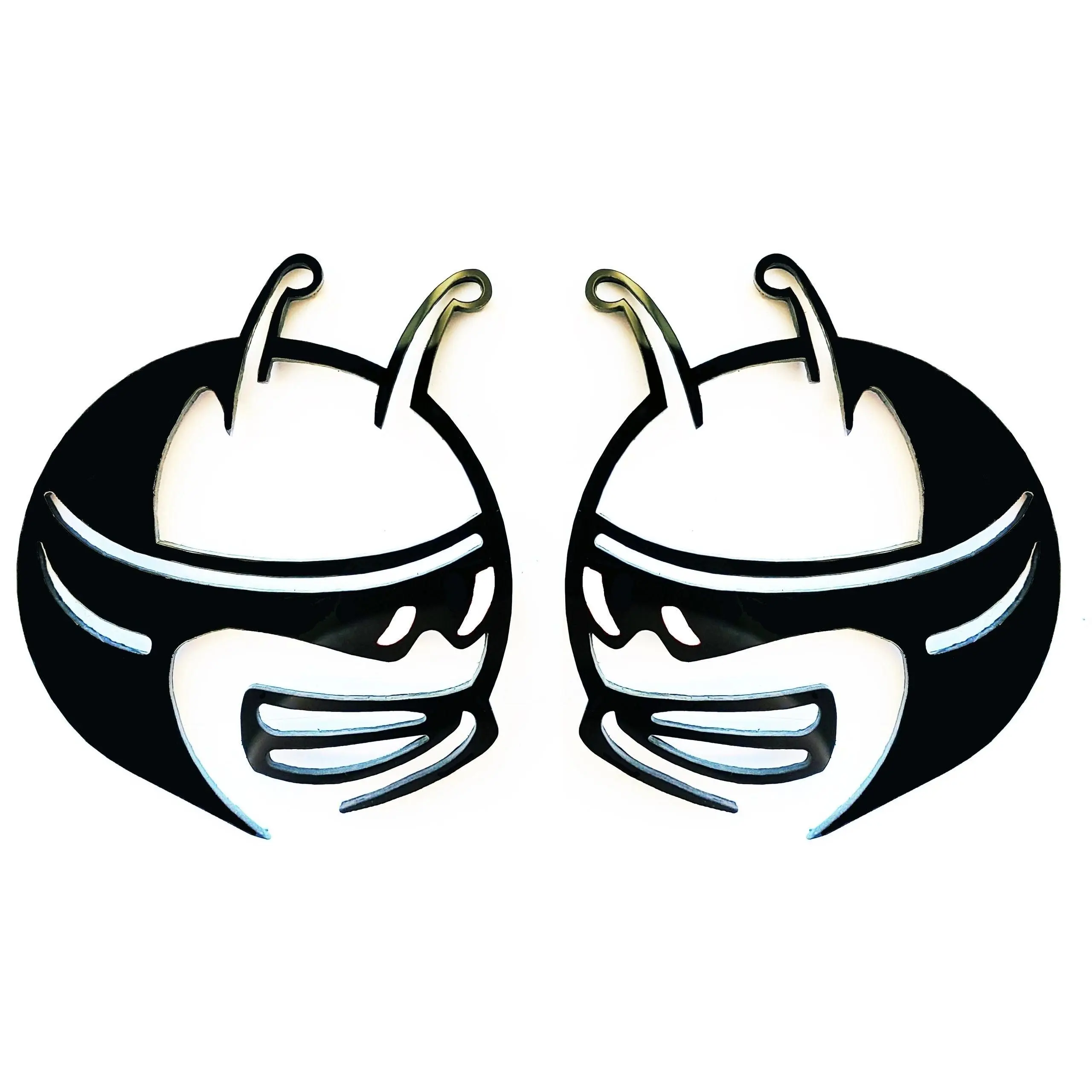 2x Custom Fender Emblem Badges for Scat Pack for Dodge Challenger Charger SRT
