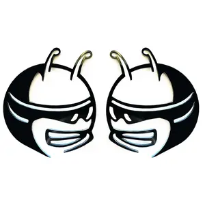 2x Custom Fender Emblem Badges for Scat Pack for Dodge Challenger Charger SRT