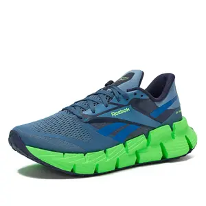 Reebok Floatzig Running Shoes for Men, Shadow/Twilight Blue/Solar Lime, 10.5