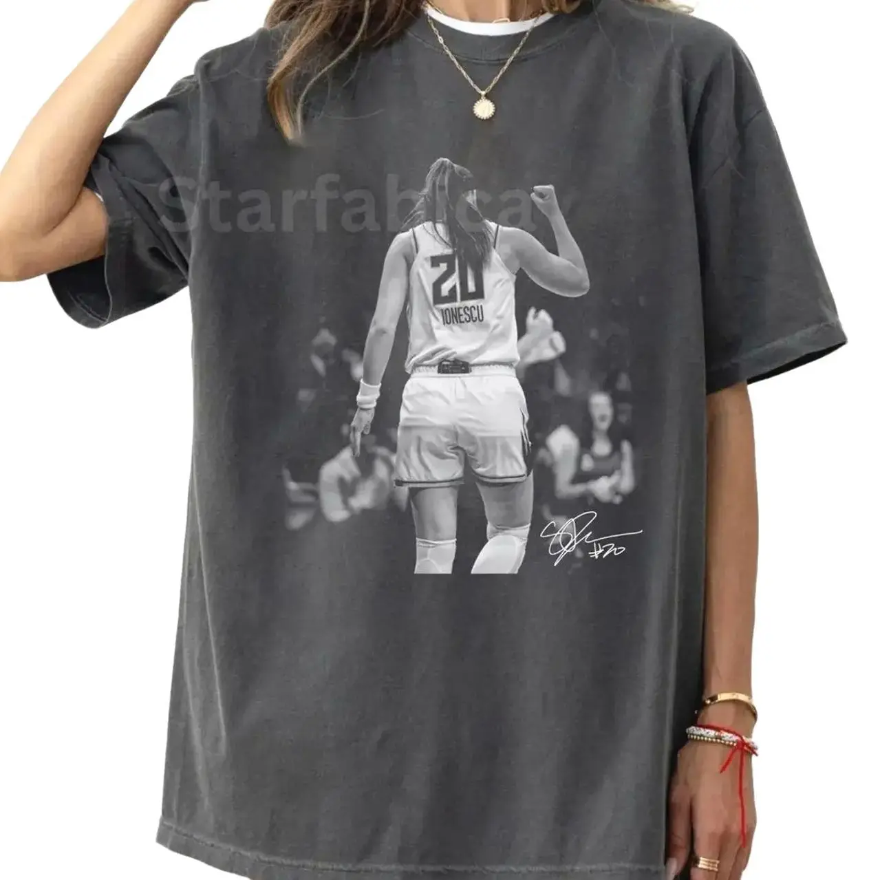 Vintage 90s Sabrina Ionescu Graphic Tee, Retro Basketball Women Game Day Shirt