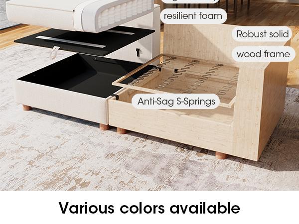 4-8 Seat Modular Sectional Sofa with Storage, Sturdy Solid Wood Structure, Modular Sectional Sofa Cloud Couch Washable, Spacious Couches for Living Room, Apartment, Loft, Beige