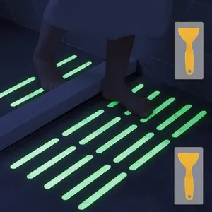 Anti Slip Shower Stickers 30Pieces Safety Bathtub Strips Adhesive Decals with Scraper for Bath Tub Shower Stairs Ladders Boats(8*0.8inch) - Home Improvement.