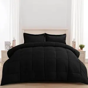 Solid Color Geometric Pattern Quilt, 1 Count Soft Comfortable Warm Quilt, Bedding Supplies for Home Bedroom & Hotel & Dormitory, Puffed Quilt