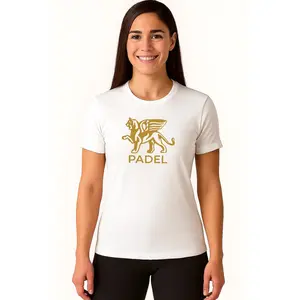 Women Gold Lion Pro Padel Tee
