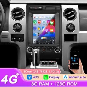 Hizpo Multimedia 8+128G CarPlay 9.7" For Ford F-150 2009-2014 Android 14 Car Intelligent Stereo Radio GPS WiFi DSP 2din