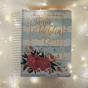 Biblia crear Reina Valera 1960 tapa dura anilla ilustrada tu fe Hard Cover