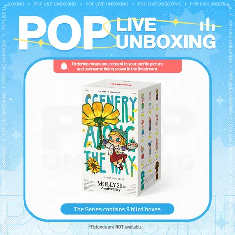 [POP NOW]MOLLY Scenery Along the Way 20th Anniversary Series Figures Blind Box POP MART