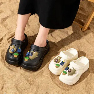 Women's Cute Slippers Non-slip EVA Soles Casual Comfortable Breathable Beach Home Sandals Indoor Outdoor Versatile Soft Walking Shoes