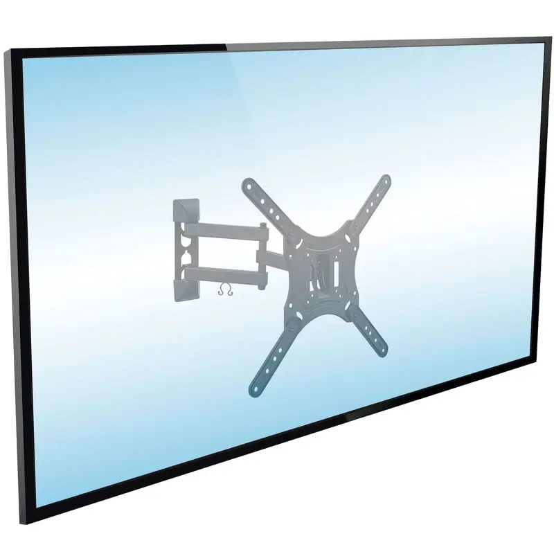 Mount-It! Industrial Full Motion TV Mount Bracket - Single Stud, 23-55 In TVs, Swivel-Tilt-Extendable, 66 lbs Capacity, VESA 75x75-400x400, for Apartments, Bedrooms, Offices