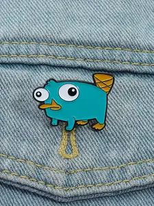 Cartoon Duck-mouth Beast Design Brooch, Cute Animal Design Pin, Fashion Accessories for Women & Men, Trendy All-match & Exquisite Brooch for Birthday Gift, Flower Brooch Pin