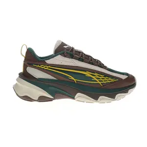 PUMA Mens Carbon Artisanal Lace Up Sneakers Shoes Casual - Brown, Green, Off White