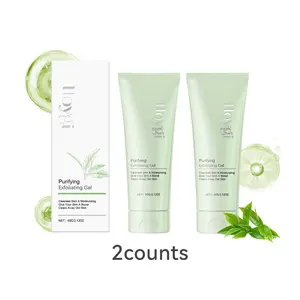Green Tea Exfoliating Gel Set, 2 Counts/set Exfoliating Body Duo Deep Cleansing Moisturizing Body Scrub, Gentle Body Care Product for Men and Women, Skin Repair