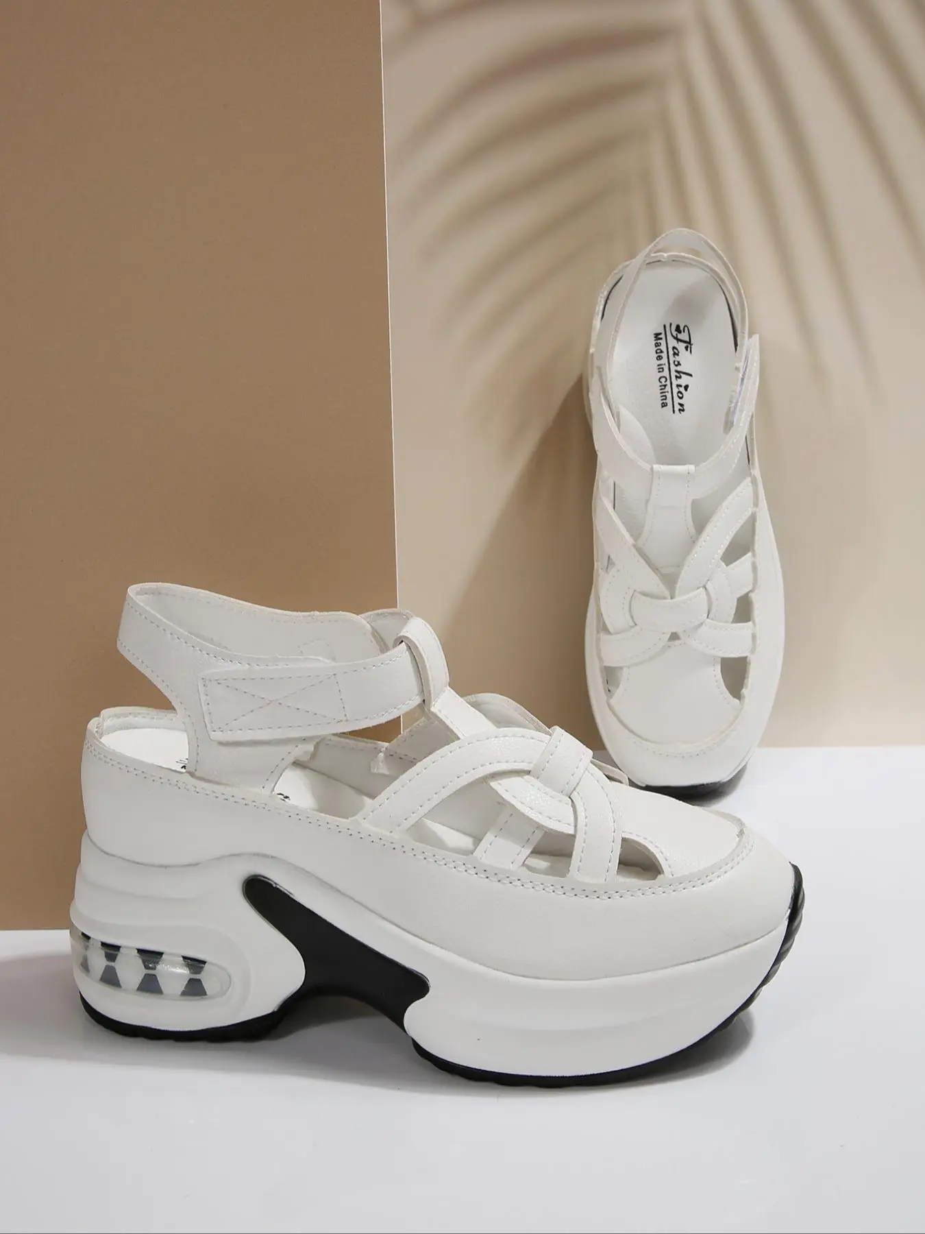 Women's Sporty Platform Adjustable Sandals, Casual Comfortable Breathable Sandals for Daily Wear, Non-slip Wear-resistant Shoes for Women & Girls, Trendy Sandals, Fashionable Comfy Sandals, Trending Elevated Sandals, Footwear Sandal