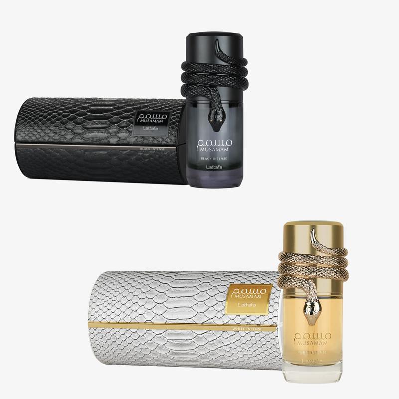 Lattafa Musamam Black Intense + Musamam White Intense Bundle