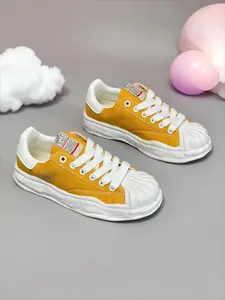 Unisex Thick Sole Canvas Shoes, Spring 2026 New Arrival, Height-Boosting Casual Trendy Sneakers, Shell Toe Design, Comfortable & Stylish