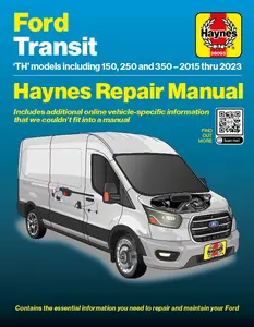 Ford Transit 150, 250 and 350 (2015 - 2023) Haynes Repair Manual