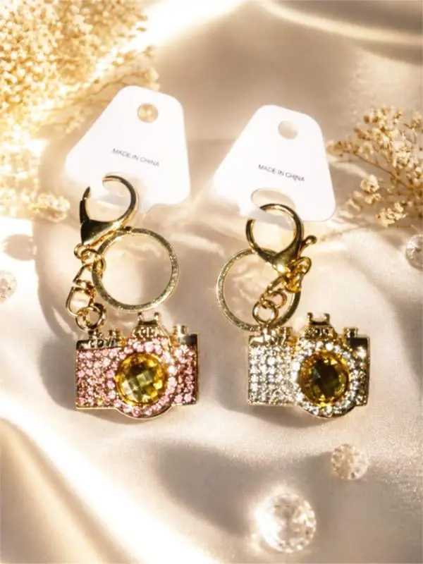 Camera Keychain, Fashion Accessory, Costume Jewelry Keychain for Daily Use