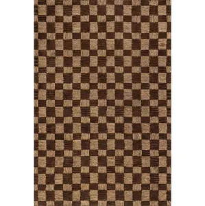 Quince Checkered Wool Area Rug